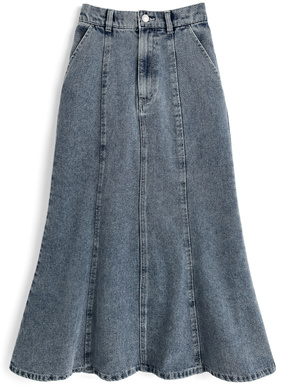 デニムマーメイドスカート