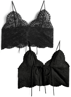 スカラップレースビスチェ