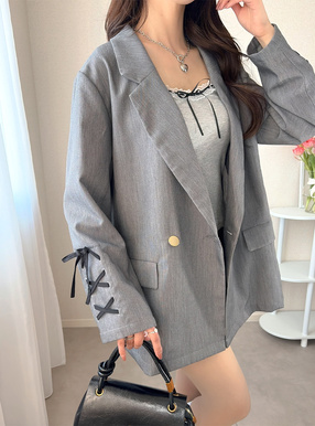 レースアップジャケット