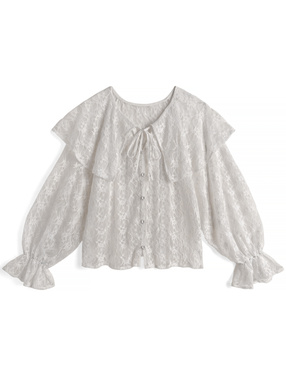 レースケープブラウス