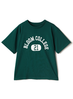 カレッジロゴプリントビッグTシャツ