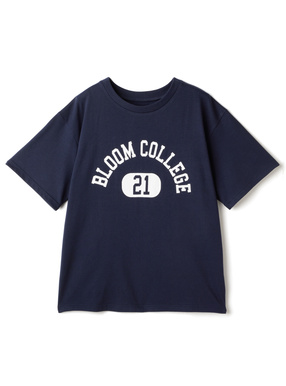 カレッジロゴプリントビッグTシャツ