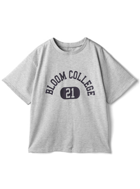 カレッジロゴプリントビッグTシャツ