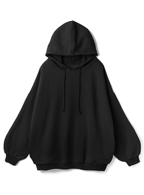 裏起毛BIGパーカーワンピース