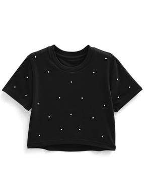 ビジューTシャツ