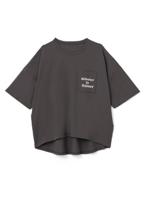 ポケットロゴ刺繍Tシャツ