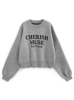 ロゴジャガードニットトップス