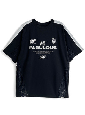 プリントTシャツ(ブラック・黒) | レディースファッション通販の