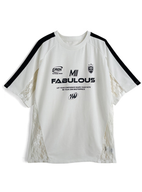 グラフィックプリントリンガービッグTシャツ[pm301