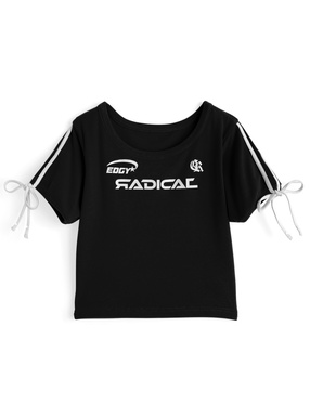 プリントTシャツ(ブラック・黒) | レディースファッション通販の