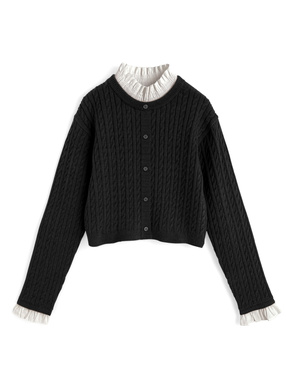 ILLIT アイリット BEB フリルレイヤード風ニットトップス