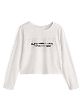 スタッズグラフィックロゴロンT