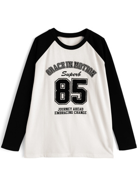 ナンバーサガラ刺繍ロゴロンT