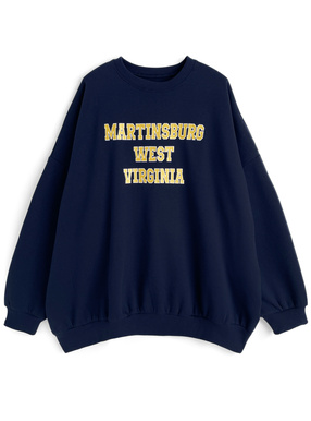 ロゴ刺繍スウェットトップス