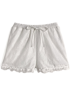 レースインナーショートパンツ