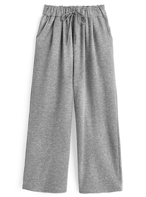 ラメスウェットワイドパンツ