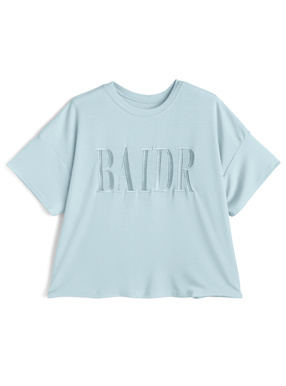ロゴ刺繍Tシャツ