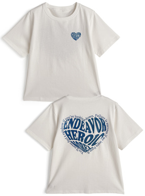 ラメハートロゴTシャツ