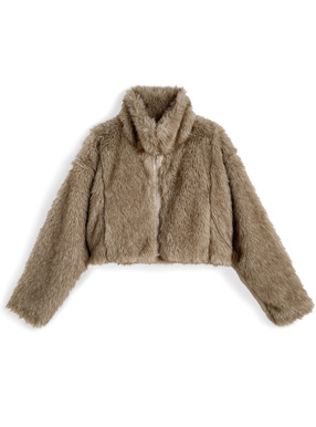 襟2Wayファーブルゾン