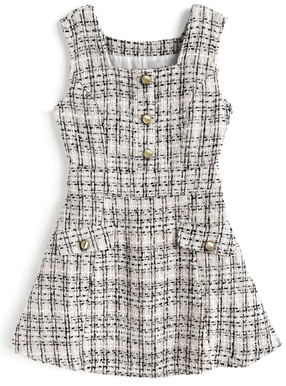 ツイードミニワンピース