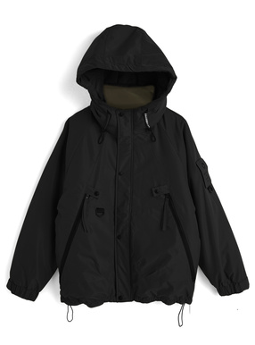 フード付きミリタリージャケット
