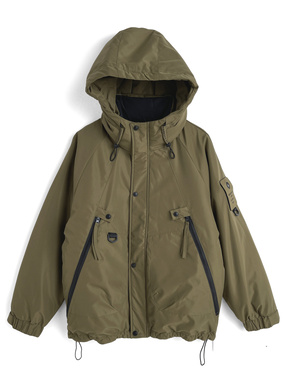フード付きミリタリージャケット