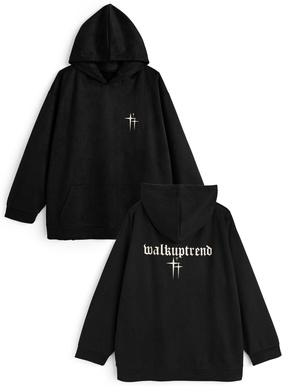 ロゴプリントスエードトップス