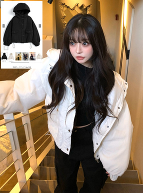 中綿フードブルゾン