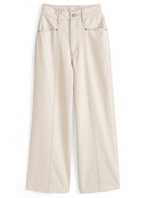 センターシームワイドパンツ