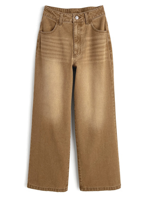 ワイドデニムパンツ