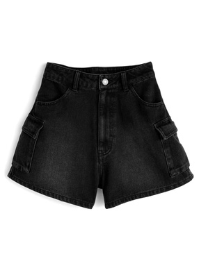カーゴデニムショートパンツ