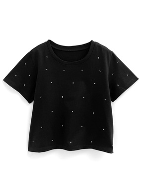 ビジューTシャツ