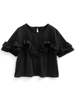 フリルTシャツ
