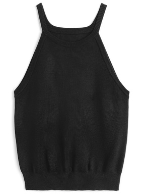 アメリカンスリーブニットトップス