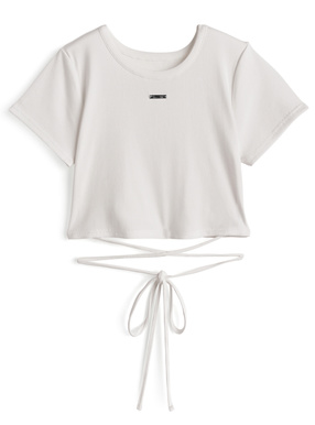 ウエストリボンTシャツ