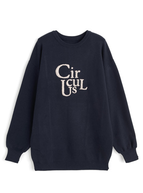 ロゴニットトップス