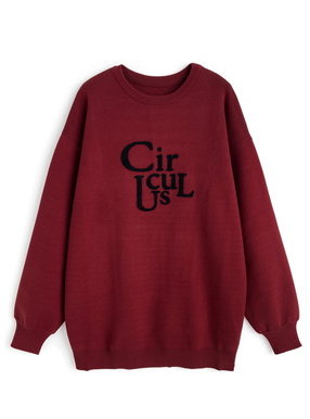 ロゴニットトップス