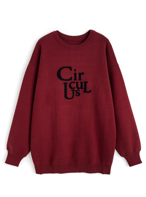 ロゴニットトップス