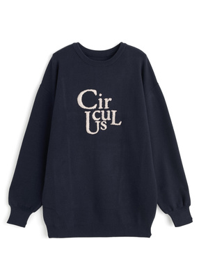 ロゴニットトップス