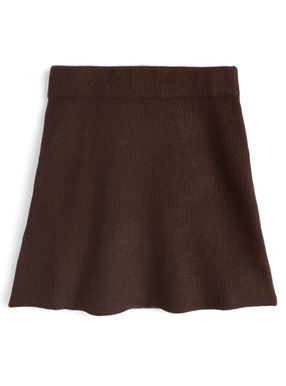 裏シャギーニットミニスカート