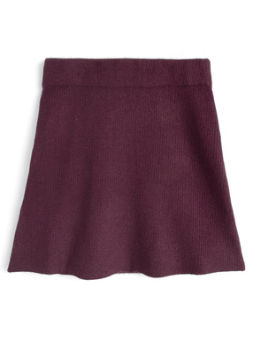 裏シャギーニットミニスカート