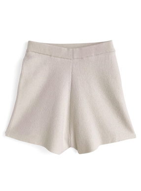 裏シャギーニットショートパンツ