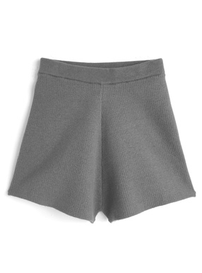 裏シャギーニットショートパンツ