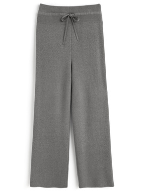 裏シャギーニットストレートパンツ