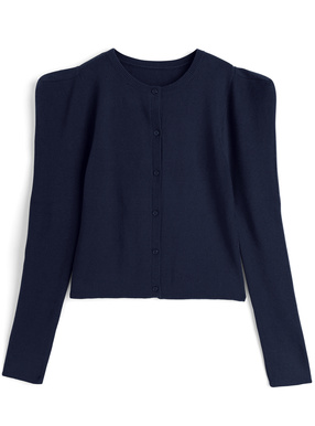 パワーショルダーニットカーディガン