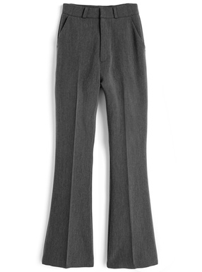 センタープレスフレアパンツ