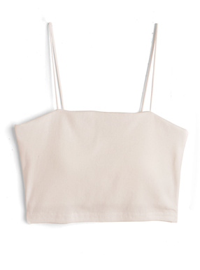 カップ付きショート丈キャミソール