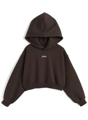 ロゴ刺繍パーカー