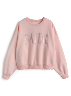 ロゴ刺繍スウェットトップス