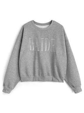 ロゴ刺繍スウェットトップス